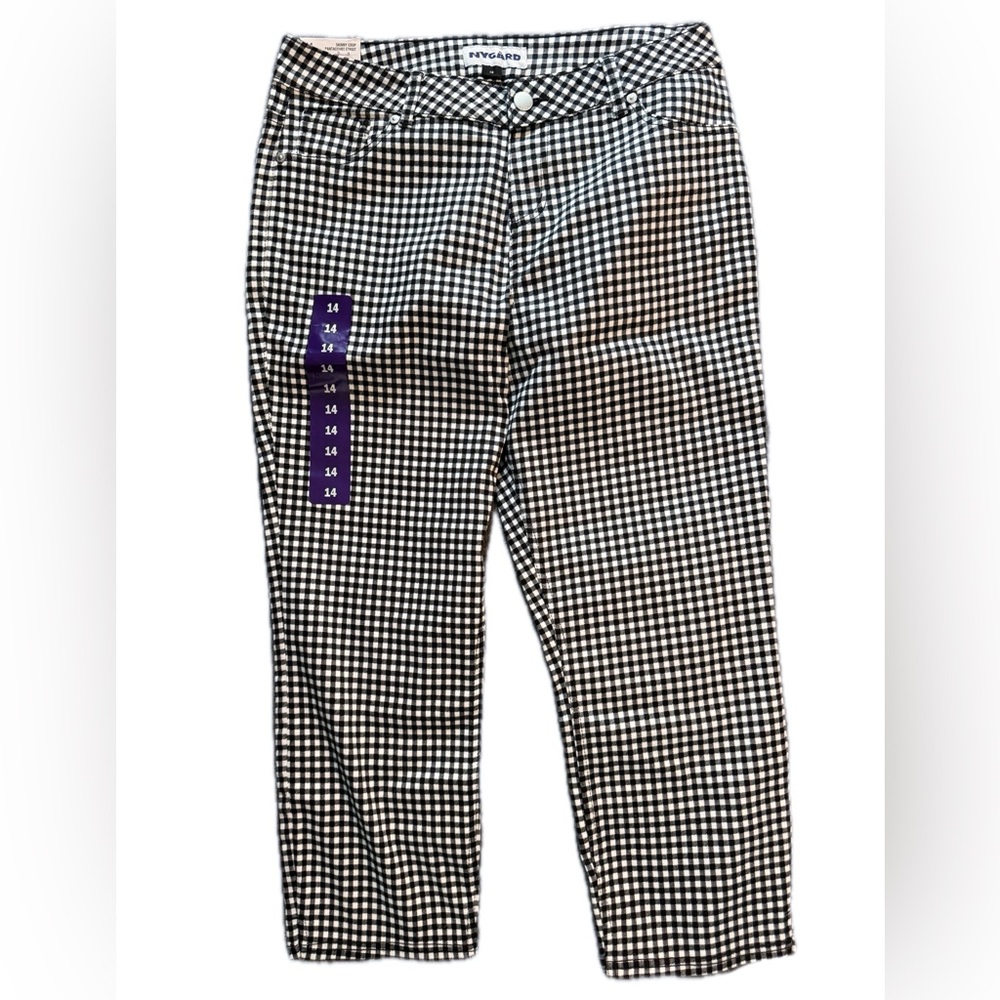 Women’s Gingham Capri’s